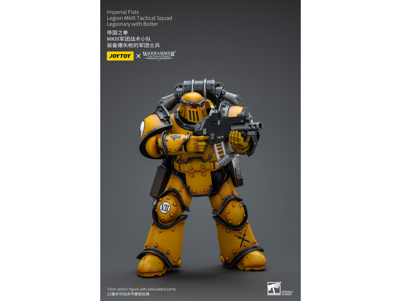Joy Toy Legion MkIII Tactical Squad Legionary with Bolter Imperial Fists Joy Toy