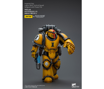 Legion MkIII Tactical Squad Sergeant with Power Fist Imperial Fists Joy Toy