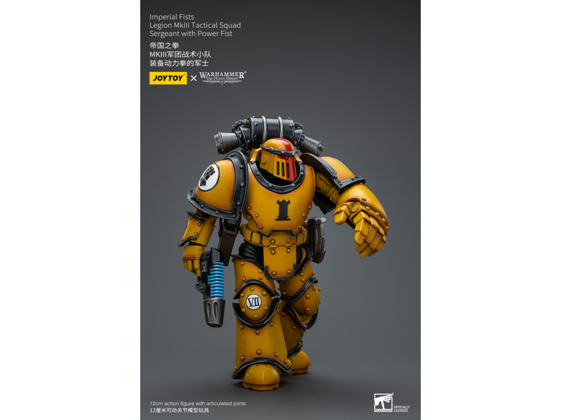 Joy Toy Legion MkIII Tactical Squad Sergeant with Power Fist Imperial Fists Joy Toy