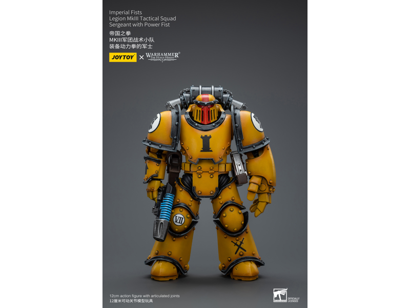 Joy Toy Legion MkIII Tactical Squad Sergeant with Power Fist Imperial Fists Joy Toy