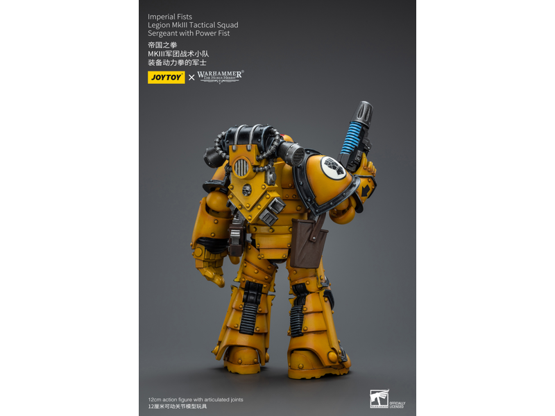 Joy Toy Legion MkIII Tactical Squad Sergeant with Power Fist Imperial Fists Joy Toy