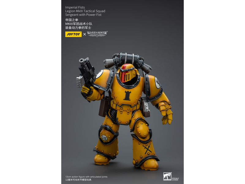 Joy Toy Legion MkIII Tactical Squad Sergeant with Power Fist Imperial Fists Joy Toy