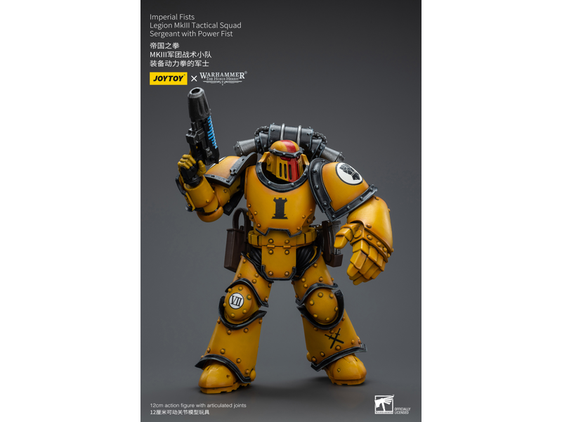 Joy Toy Legion MkIII Tactical Squad Sergeant with Power Fist Imperial Fists Joy Toy