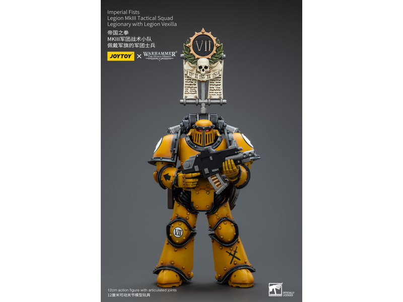 Joy Toy Legion MkIII Tactical Squad Legionary with Legion Vexilla Imperial Fists Joy Toy