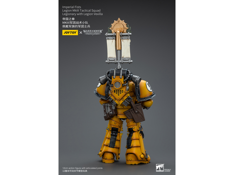 Joy Toy Legion MkIII Tactical Squad Legionary with Legion Vexilla Imperial Fists Joy Toy
