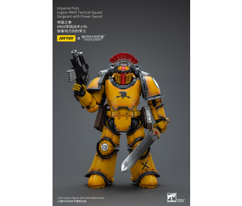 Legion MkIII Tactical Squad Sergeant with Power Sword Imperial Fists Joy Toy