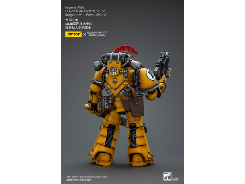 Joy Toy Legion MkIII Tactical Squad Sergeant with Power Sword Imperial Fists Joy Toy