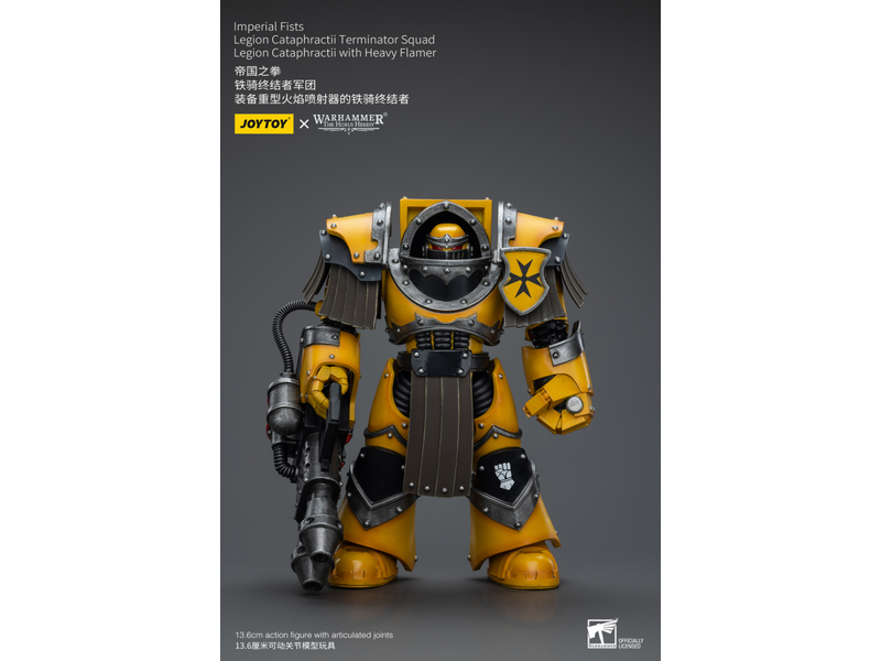 Joy Toy Legion Cataphractii Terminator Squad Legion Cataphractii with Heavy Flamer