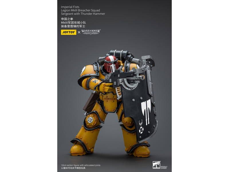 Joy Toy Legion MkIII Breacher Squad Sergeant with Thunder Hammer Imperial Fists Joy Toy