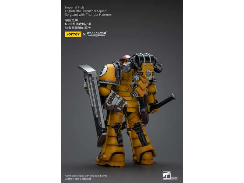 Joy Toy Legion MkIII Breacher Squad Sergeant with Thunder Hammer Imperial Fists Joy Toy