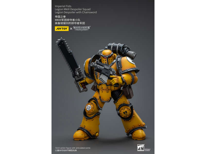 Joy Toy Legion MkIII Despoiler Squad Legion Despoiler with Chainsword Imperial Fists