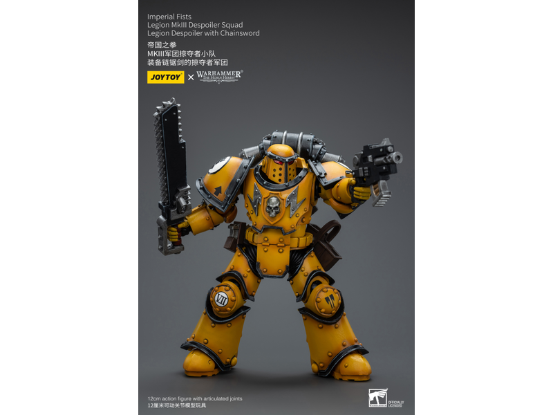Joy Toy Legion MkIII Despoiler Squad Legion Despoiler with Chainsword Imperial Fists