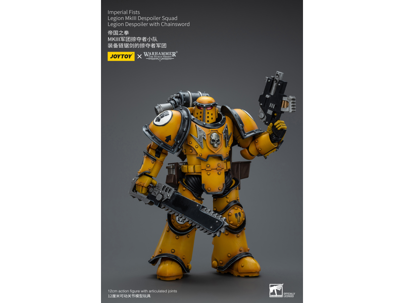 Joy Toy Legion MkIII Despoiler Squad Legion Despoiler with Chainsword Imperial Fists