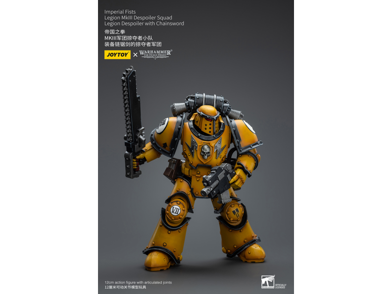 Joy Toy Legion MkIII Despoiler Squad Legion Despoiler with Chainsword Imperial Fists