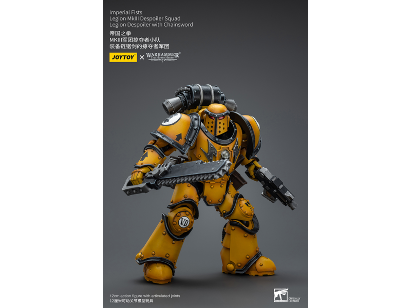 Joy Toy Legion MkIII Despoiler Squad Legion Despoiler with Chainsword Imperial Fists