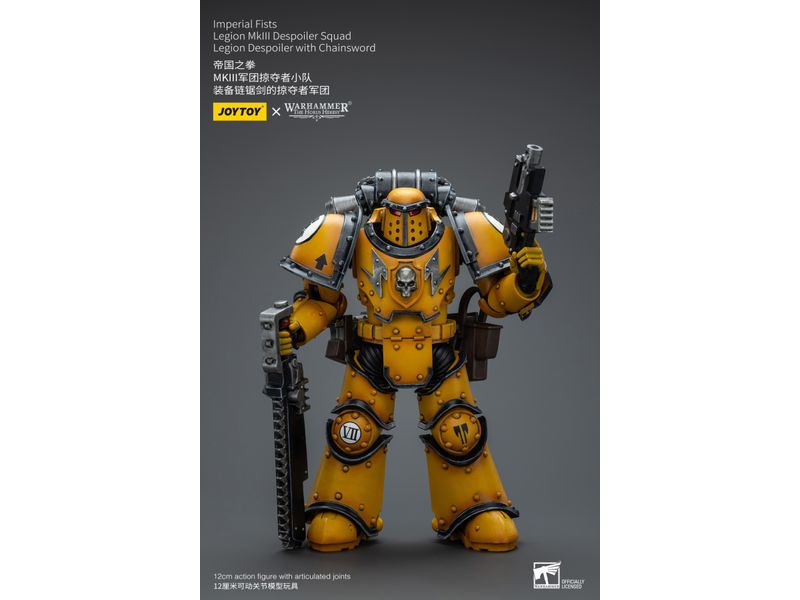 Joy Toy Legion MkIII Despoiler Squad Legion Despoiler with Chainsword Imperial Fists