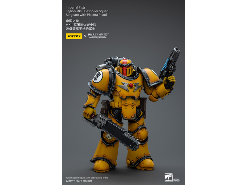 Joy Toy Legion MkIII Despoiler Squad Sergeant with Plasma Pistol Imperial Fists Joy Toy