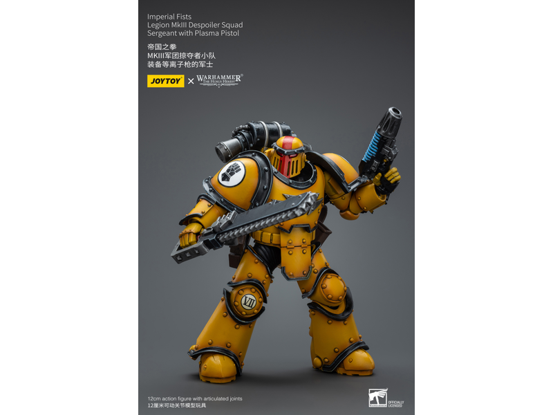 Joy Toy Legion MkIII Despoiler Squad Sergeant with Plasma Pistol Imperial Fists Joy Toy