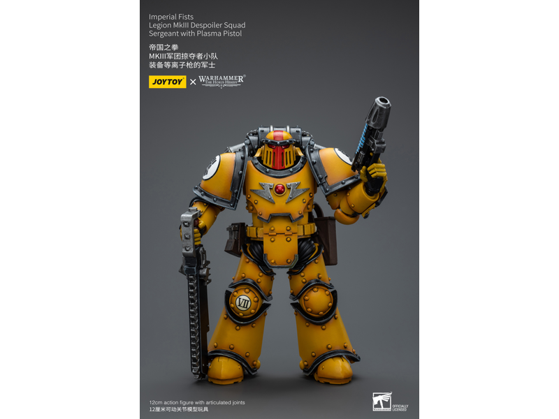 Joy Toy Legion MkIII Despoiler Squad Sergeant with Plasma Pistol Imperial Fists Joy Toy