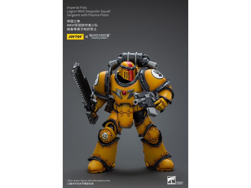 Joy Toy Legion MkIII Despoiler Squad Sergeant with Plasma Pistol Imperial Fists Joy Toy