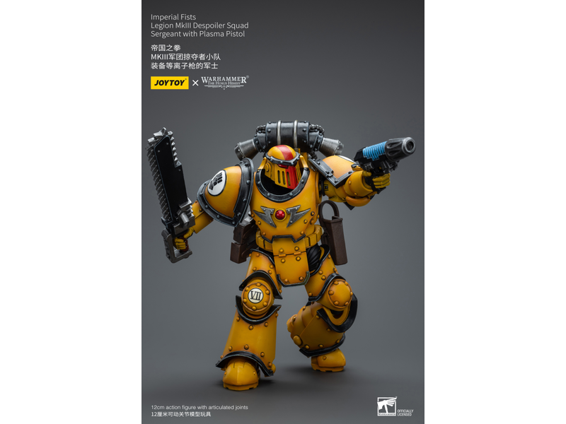 Joy Toy Legion MkIII Despoiler Squad Sergeant with Plasma Pistol Imperial Fists Joy Toy