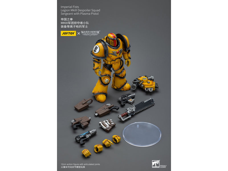 Joy Toy Legion MkIII Despoiler Squad Sergeant with Plasma Pistol Imperial Fists Joy Toy