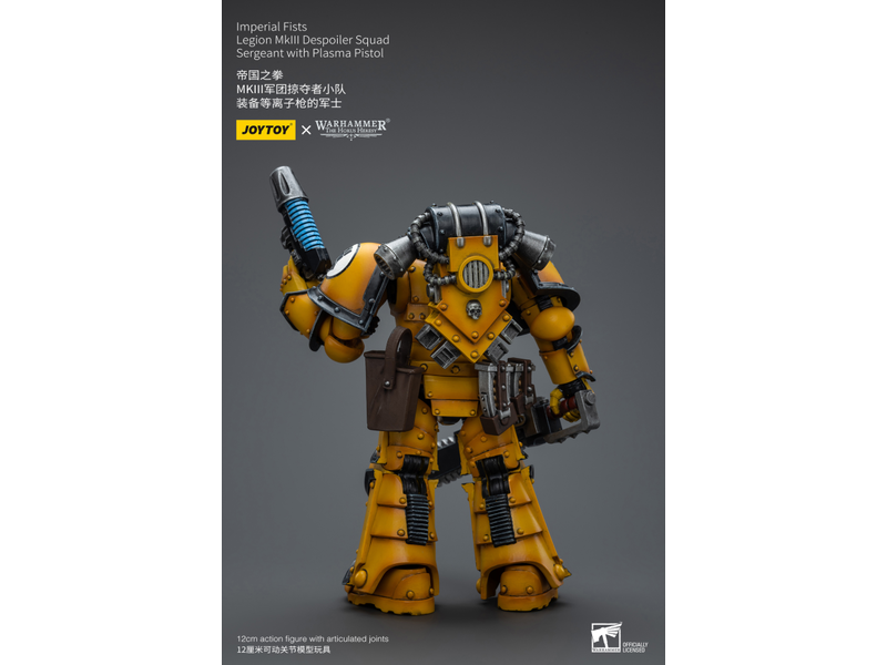 Joy Toy Legion MkIII Despoiler Squad Sergeant with Plasma Pistol Imperial Fists Joy Toy