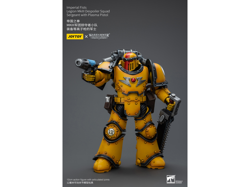 Joy Toy Legion MkIII Despoiler Squad Sergeant with Plasma Pistol Imperial Fists Joy Toy