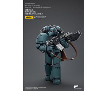 MKVI Tactical Squad Legionary with Bolter & Chainblade Sons of Horus Joy Toy