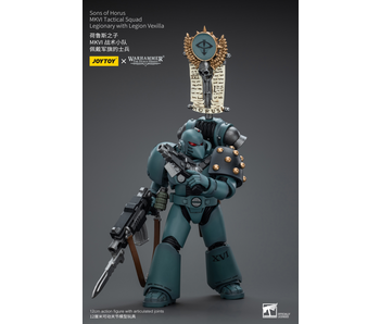MKVI Tactical Squad Legionary with Legion Vexilla Sons of Horus Joy Toy