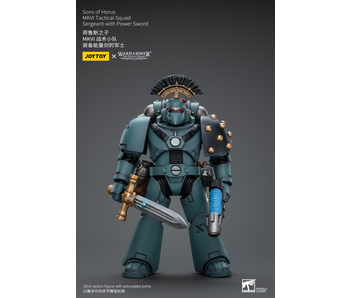 MKVI Tactical Squad Sergeant with Power Sword Sons of Horus Joy Toy