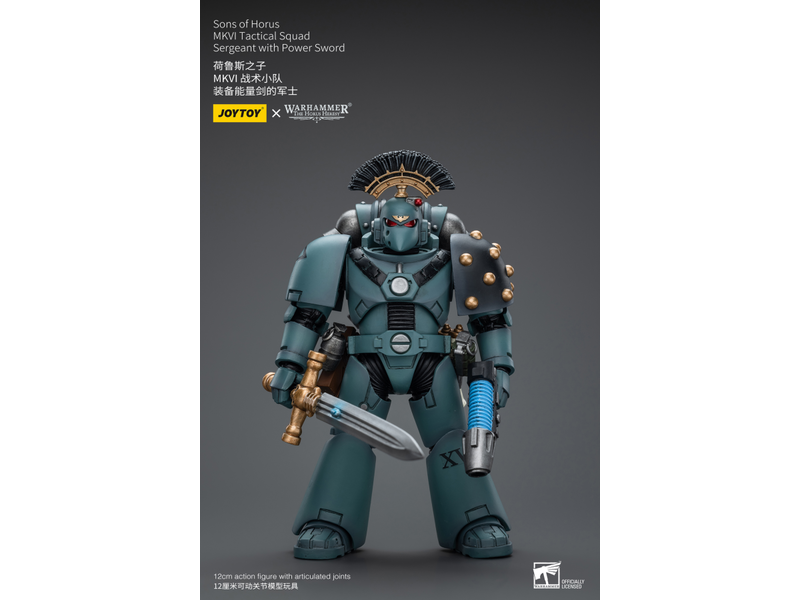Joy Toy MKVI Tactical Squad Sergeant with Power Sword Sons of Horus Joy Toy