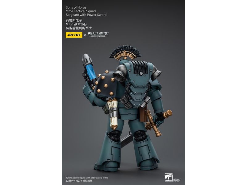 Joy Toy MKVI Tactical Squad Sergeant with Power Sword Sons of Horus Joy Toy