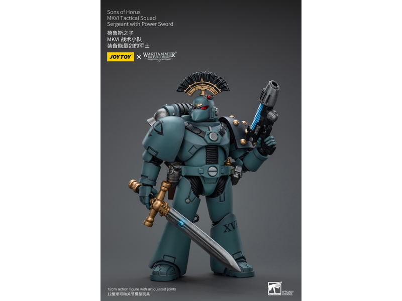 Joy Toy MKVI Tactical Squad Sergeant with Power Sword Sons of Horus Joy Toy