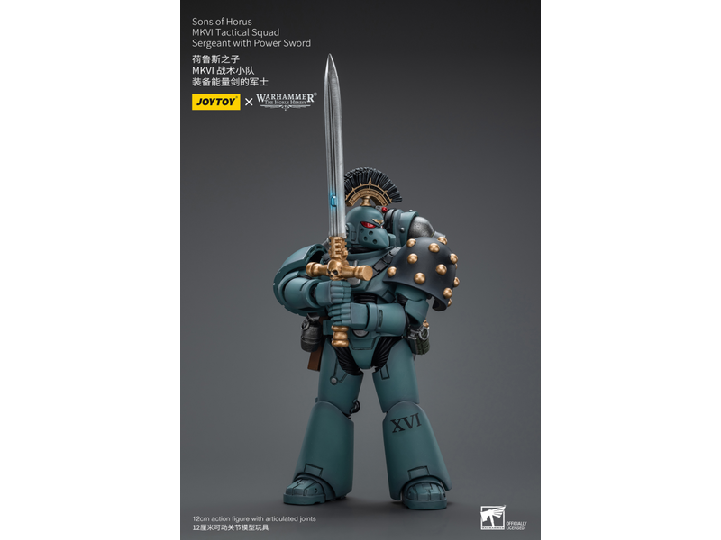 Joy Toy MKVI Tactical Squad Sergeant with Power Sword Sons of Horus Joy Toy