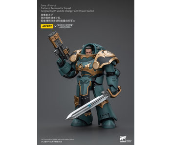 Tartaros Terminator Squad Sergeant With Volkite Charger And Power Sword Joy Toy