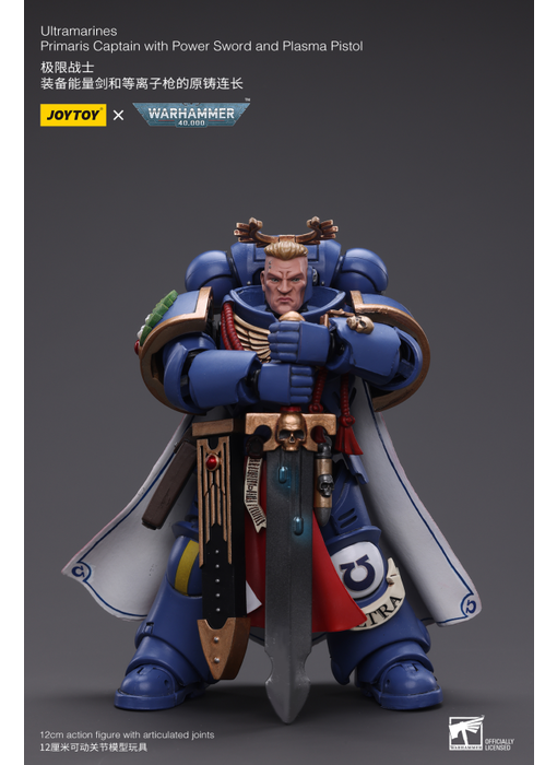 Primaris Captain with Power Sword and Plasma Pistol Ultramarines Joy Toy