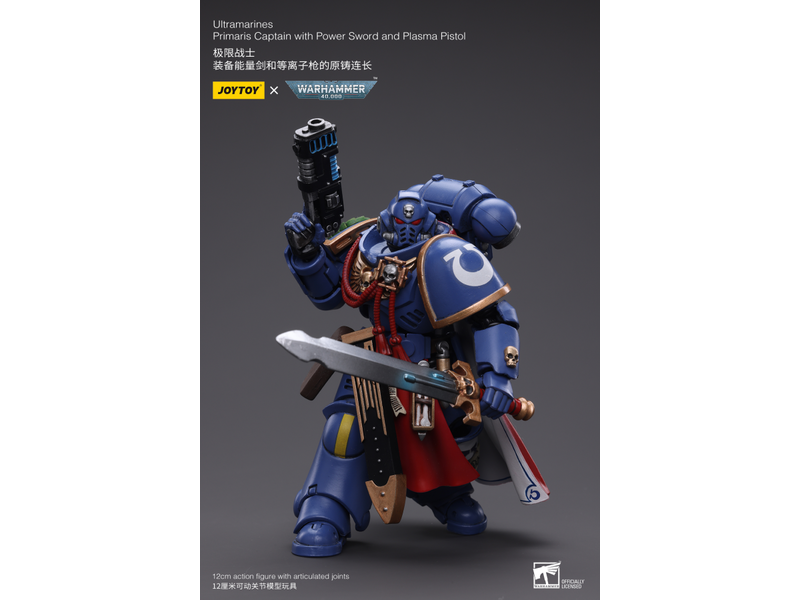 Joy Toy Primaris Captain with Power Sword and Plasma Pistol Ultramarines Joy Toy