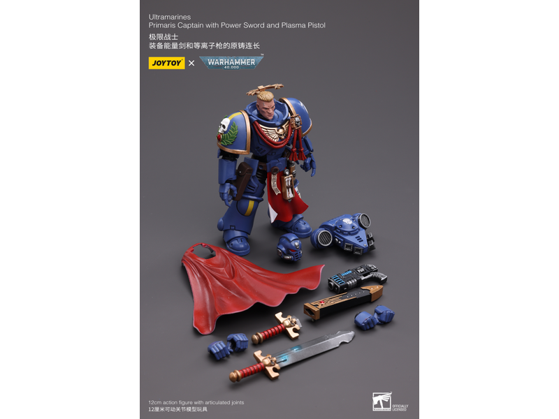 Joy Toy Primaris Captain with Power Sword and Plasma Pistol Ultramarines Joy Toy