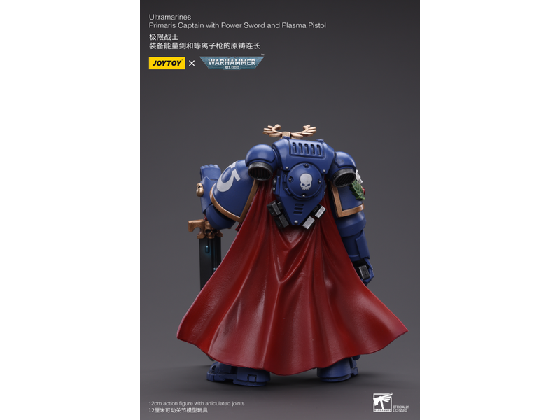 Joy Toy Primaris Captain with Power Sword and Plasma Pistol Ultramarines Joy Toy
