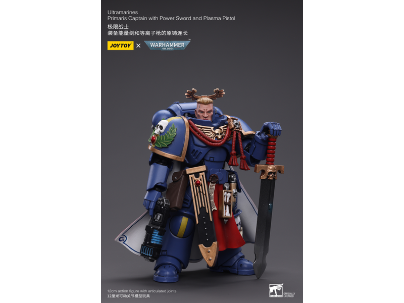 Joy Toy Primaris Captain with Power Sword and Plasma Pistol Ultramarines Joy Toy