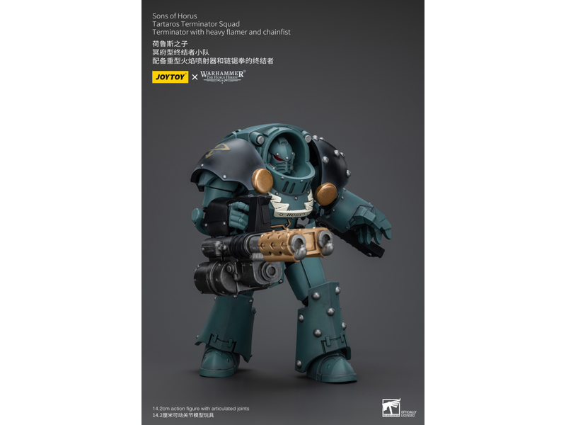 Joy Toy Tartaros Terminator Squad Terminator With Heavy Flamer And Chainfist Joy Toy