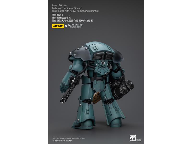 Joy Toy Tartaros Terminator Squad Terminator With Heavy Flamer And Chainfist Joy Toy