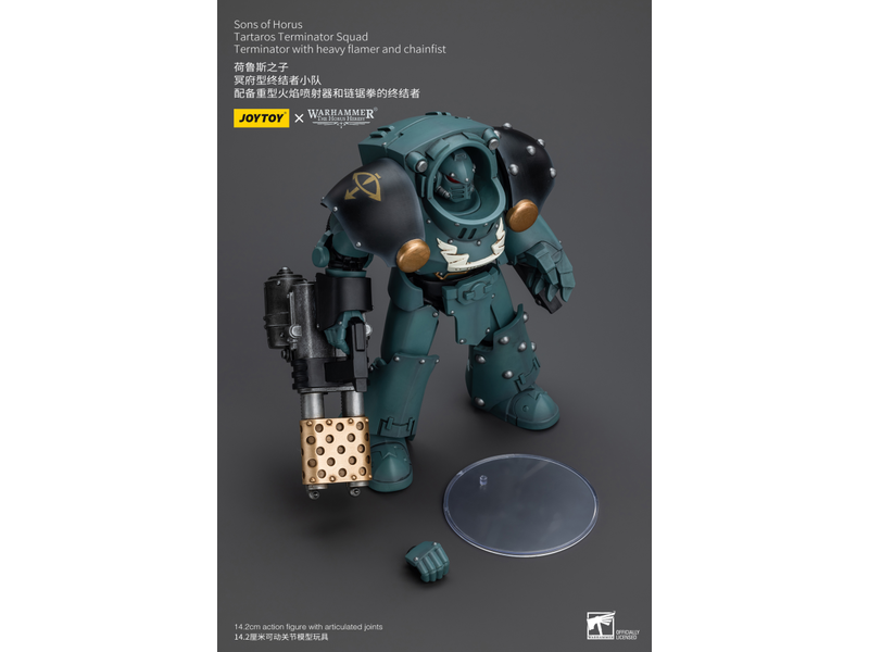 Joy Toy Tartaros Terminator Squad Terminator With Heavy Flamer And Chainfist Joy Toy
