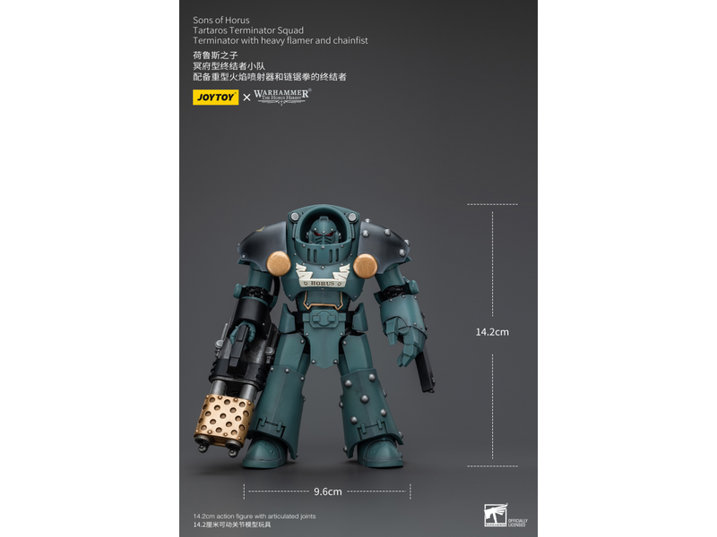 Joy Toy Tartaros Terminator Squad Terminator With Heavy Flamer And Chainfist Joy Toy