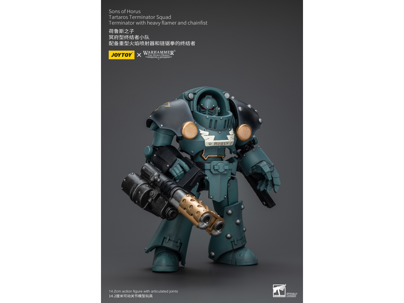 Joy Toy Tartaros Terminator Squad Terminator With Heavy Flamer And Chainfist Joy Toy