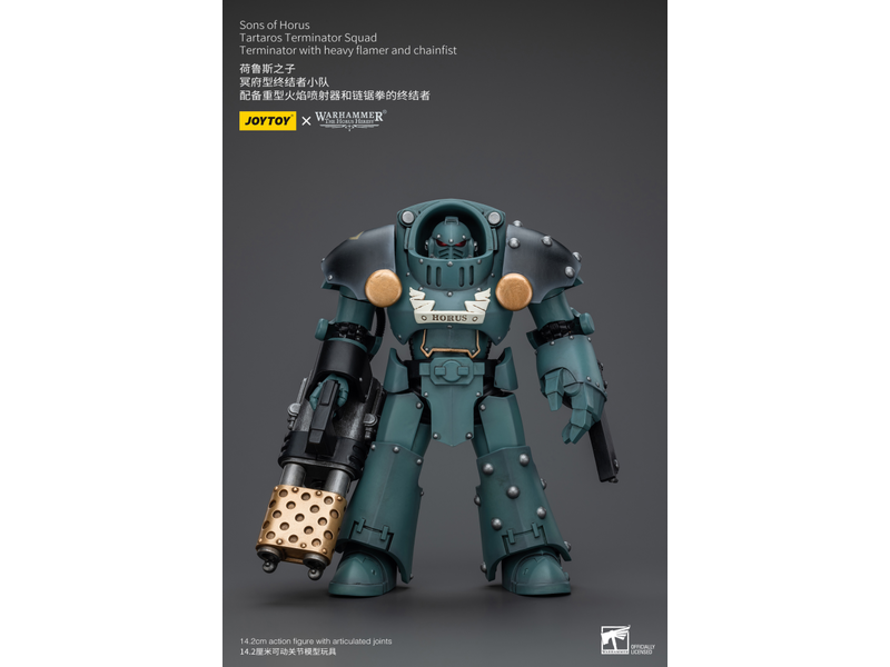 Joy Toy Tartaros Terminator Squad Terminator With Heavy Flamer And Chainfist Joy Toy