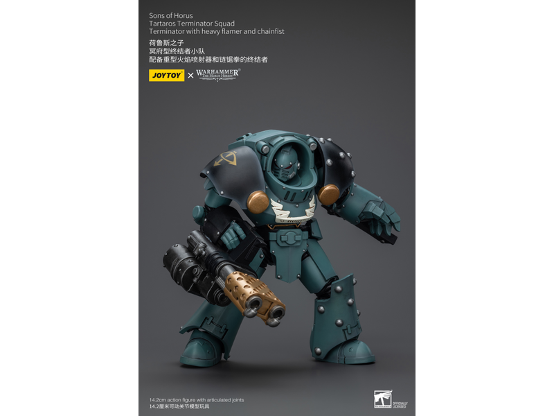Joy Toy Tartaros Terminator Squad Terminator With Heavy Flamer And Chainfist Joy Toy