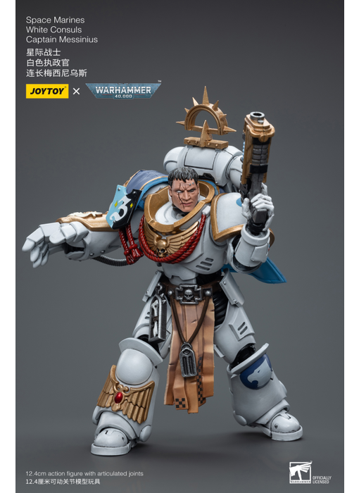 White Consuls Captain Messinius Space Marines Joy Toy