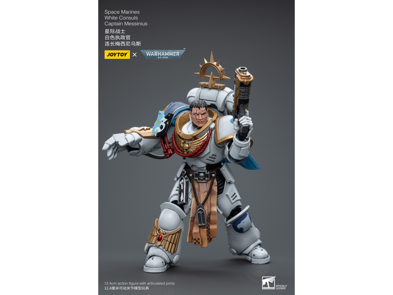 Joy Toy White Consuls Captain Messinius Space Marines Joy Toy